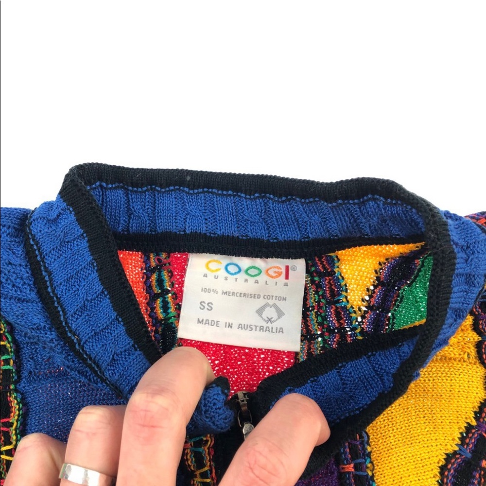 COOGI KNIT ZIP SWEATER - Picture 3 of 3